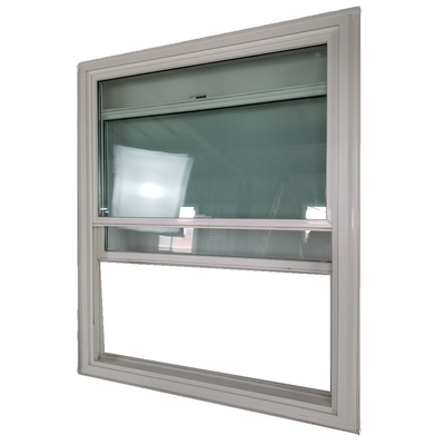 Пластиковый экран сетки Upvc профиль дизайн рамы складной двойной висящие окна
