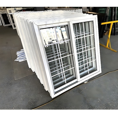 Сдвижные двойные окна Upvc горизонтальные толчок-тяжка звукоизоляция Pvc окна Сдвижные двери